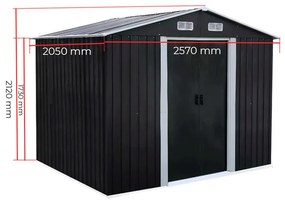 Alaska 6x8 kerti szerszámtároló ház