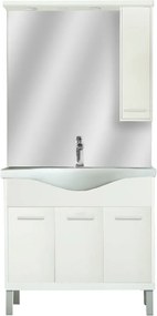 Nerva 85 komplett fürdőszobabútor fehér