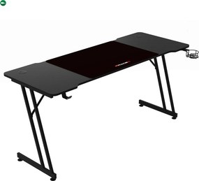 NERO karbon gamer asztal 140 × 60 cm