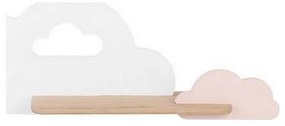 Candellux LED gyerekszoba fali lámpa polccal CLOUD LED/5W/230V fehér/rózsaszín CA0412