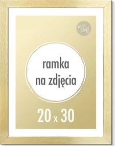 Képkeret 20x30 A4 Arany képkeret oklevél keret