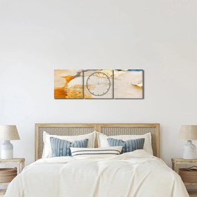 Kép - Absztrakció (órával) (90x30 cm)