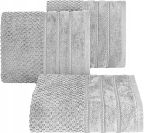 Adore pamut törölköző 70x140 Eurofirany ezüst, rizsmintás