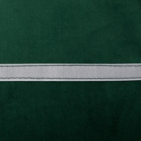 Dizájnos fotel, smaragd Velvet anyag, ZIRKON