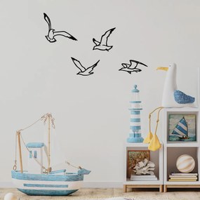 Birds fém fali dekoráció, 19×1,5 cm