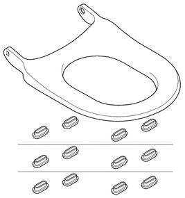 GROHE 14924SH0 - WC-ülőke SENSIA ARENA, tartós fehér