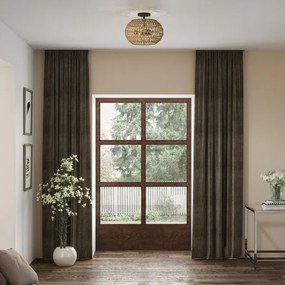 Quoizel QZ-CASABLANCA-3SF-PBZ - Mennyezeti lámpa CASABLANCA 3xE27/60W/230V