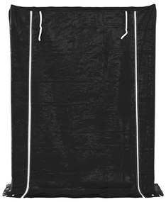 tűzifa állvány esővédővel 150x40x200 cm horganyzott acél