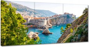 Festmények 180x90 Kilátás a Lovrijenac erődből