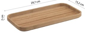 Gedy - Fürdőszobai tálca NINFEA bambusz