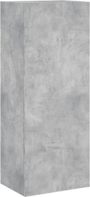 vidaXL betonszürke szerelt fa fali TV-szekrény 40,5 x 30 x 102 cm