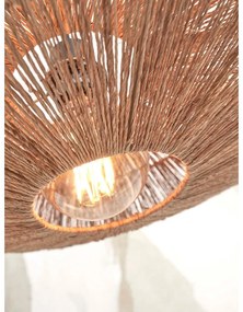 Natúr színű függőlámpa juta búrával ø 40 cm Iguazu – Good&amp;Mojo