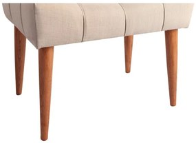 Puff LUMI 40x58 cm krémszínű