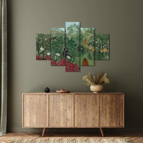 Kép - Henri Rousseau, Tropical Forest with Monkeys, reprodukciók (150x105 cm)