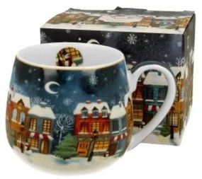 Karácsonyi porcelán bögre Christmas City 430 ml