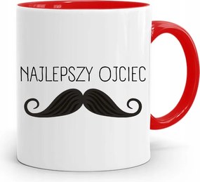 Piros Bögre Apának Legjobb Apa nyomtatott fényképpel