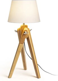 RENDL AMBITUS/ALVIS 24 stolní bílá bambus 230V LED E27 11W