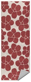 Piros mosható futószőnyeg 80x200 cm Red Meadow – Mila Home
