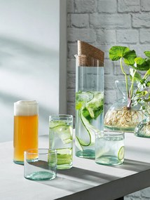 Baldachinos üveg, 270 ml, átlátszó, 4 db-os készlet - LSA International