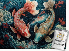 Fotótapéta Flizelina Víz Ázsia Keleti Halak Pontyok Koi Japán 400x280 ragasztó