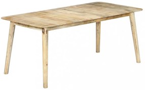 tömör mangófa étkezőasztal 180 x 90 x 76 cm