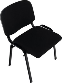 Irodai szék, fekete, ISO ECO