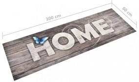 Home&quot; feliratú mosható konyhaszőnyeg 60 x 300 cm&quot;