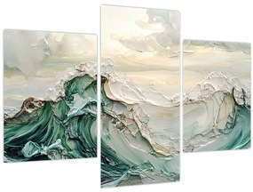 Kép - 3D tengeri absztrakció (90x60 cm)
