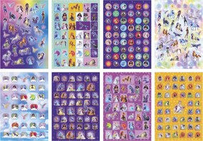 Unikornis Akadémia Magic csillámos matricás album 8 ív