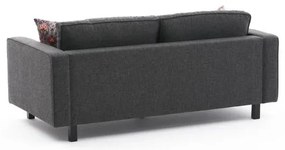 Kétszemélyes kanapé Kale Linen - Antracit
