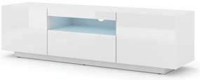 TV asztal/szekrény Aurora (fényes fehér). 1057687