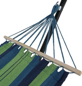 Függőágy, türkiz/kék/zöld, EVANA NEW -  Állvány nélkül