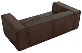Sötétbarna bőr kanapé 212 cm Madame – Windsor &amp; Co Sofas