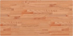 vidaXL tömör bükkfa fürdőszobai pult 100 x 50 x 2,5 cm