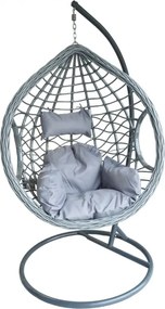 Szürke függőszék NORVIA állvánnyal