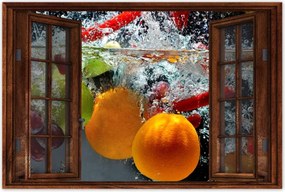 Poszter 60x40 Gyümölcsös köpködés