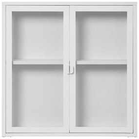 Fehér fém függő tálalószekrény 80x80 cm Brisbane – House Nordic