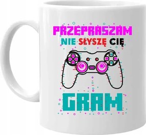 Ajándék Bögre Játékosoknak Elnézést, nem hallak: játszom