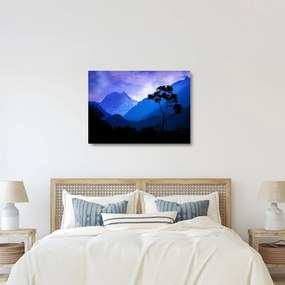 Kép - Éjszakai ég Nepálban (üvegen) (70x50 cm)