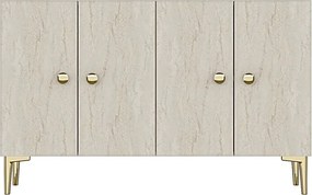 Simple 120 - White, Travertine