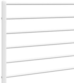 fehér fém fejtámla 160 cm