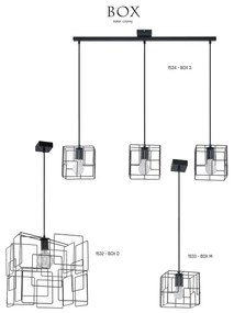 Jupiter 1533 - BOX M - Függeszték BOX E27/60W