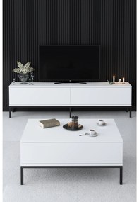 TV asztal/szekrény Vibubi 2 (fekete + fehér) . 1095389