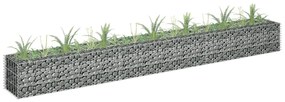 horganyzott acél gabion magaságyás 270 x 30 x 30 cm