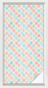 Öntapadós adatvédelmi fólia szélvédőre Színes akvarell 50x100