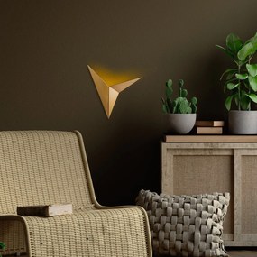 Kus Nuw-3204 arany fém LED falilámpa