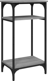 vidaXL szürke sonoma színű szerelt fa kisasztal 40 x 30 x 75 cm