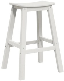 bárszékek 2 db Fehér HDPE