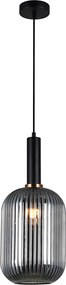 Italux glamour modern függeszték antiola fekete füstös itxpnd-5588-1l-bksg