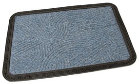 Textiltisztító szőnyeg Chaos 40 x 60 x 0,8 cm, kék